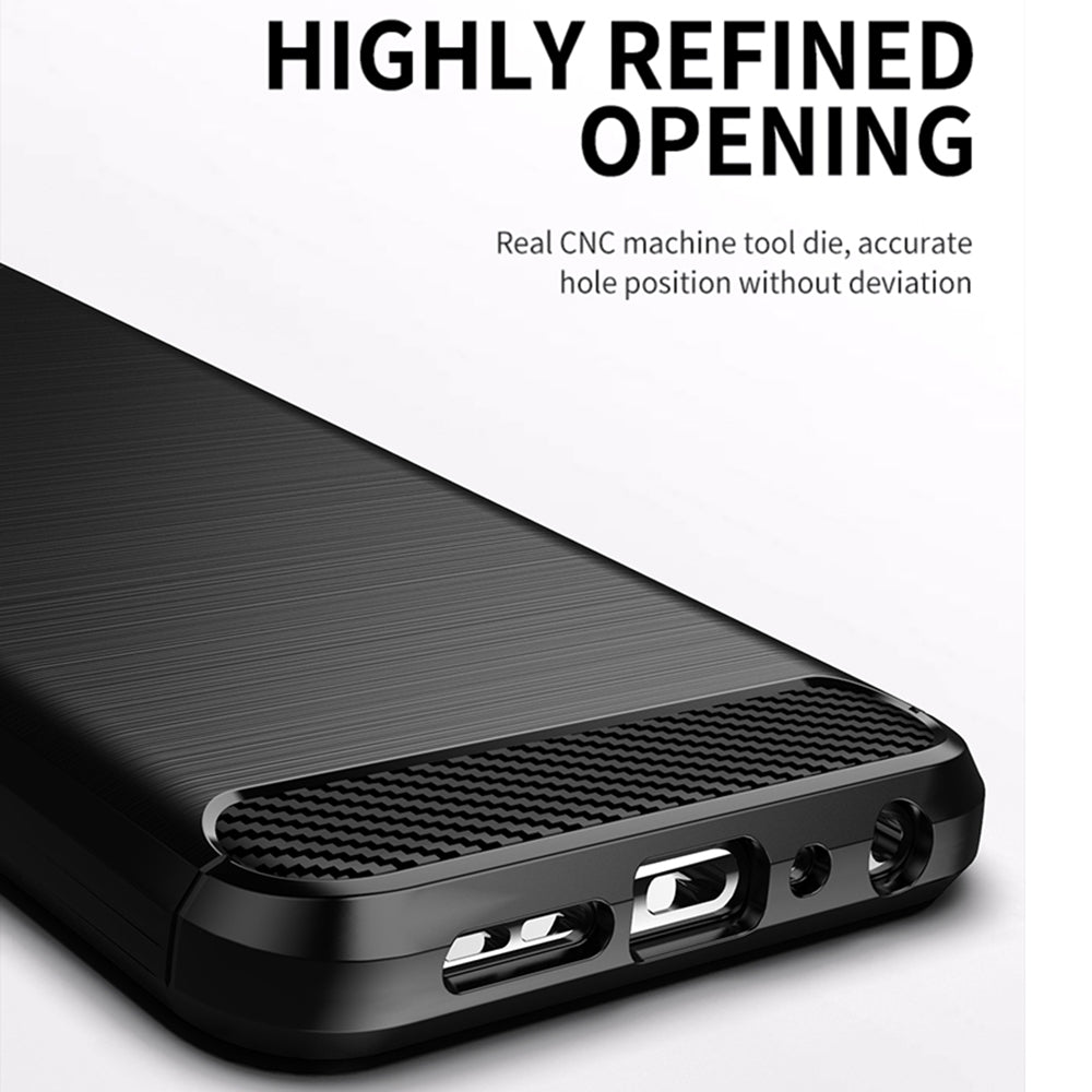 Hoes voor Nokia X10 / X20, Techsuit, Carbon, Zwart