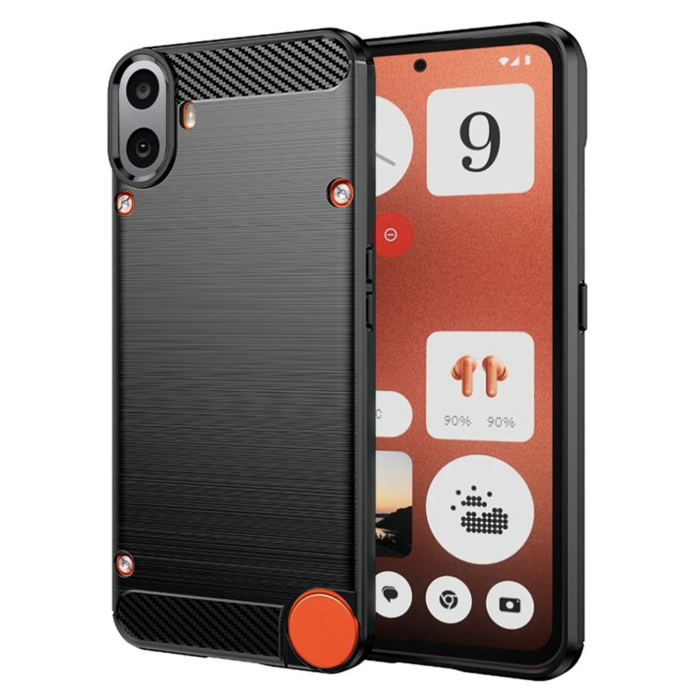Hoes voor Nothing CMF Phone 1, Techsuit, Carbon, Zwart
