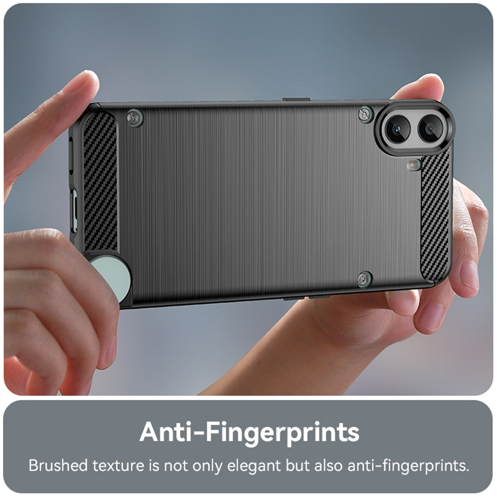 Hoes voor Nothing CMF Phone 1, Techsuit, Carbon, Zwart