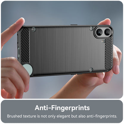 Hoes voor Nothing CMF Phone 1, Techsuit, Carbon, Zwart
