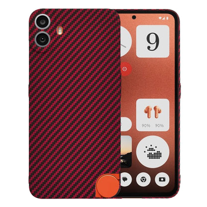 Hoes voor Nothing CMF Phone 1, Techsuit, Carbonite FiberShell, Rood