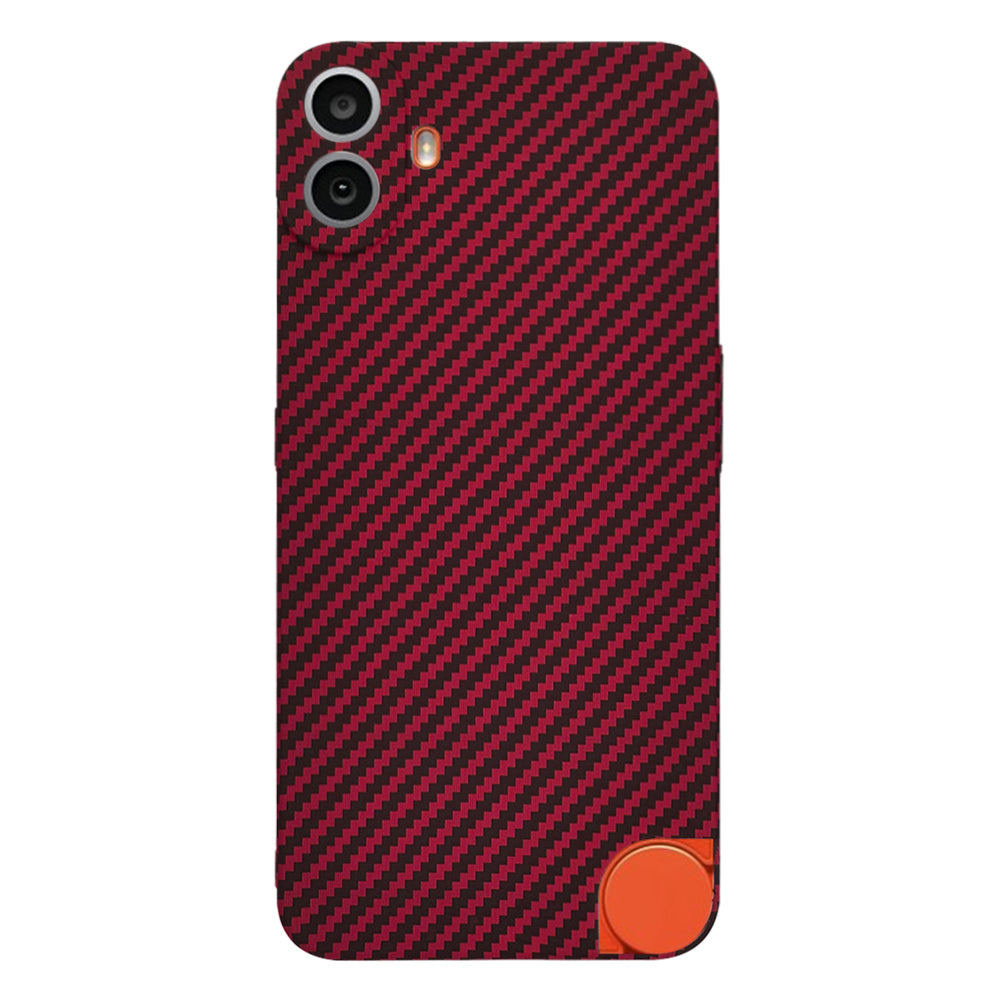 Hoes voor Nothing CMF Phone 1, Techsuit, Carbonite FiberShell, Rood