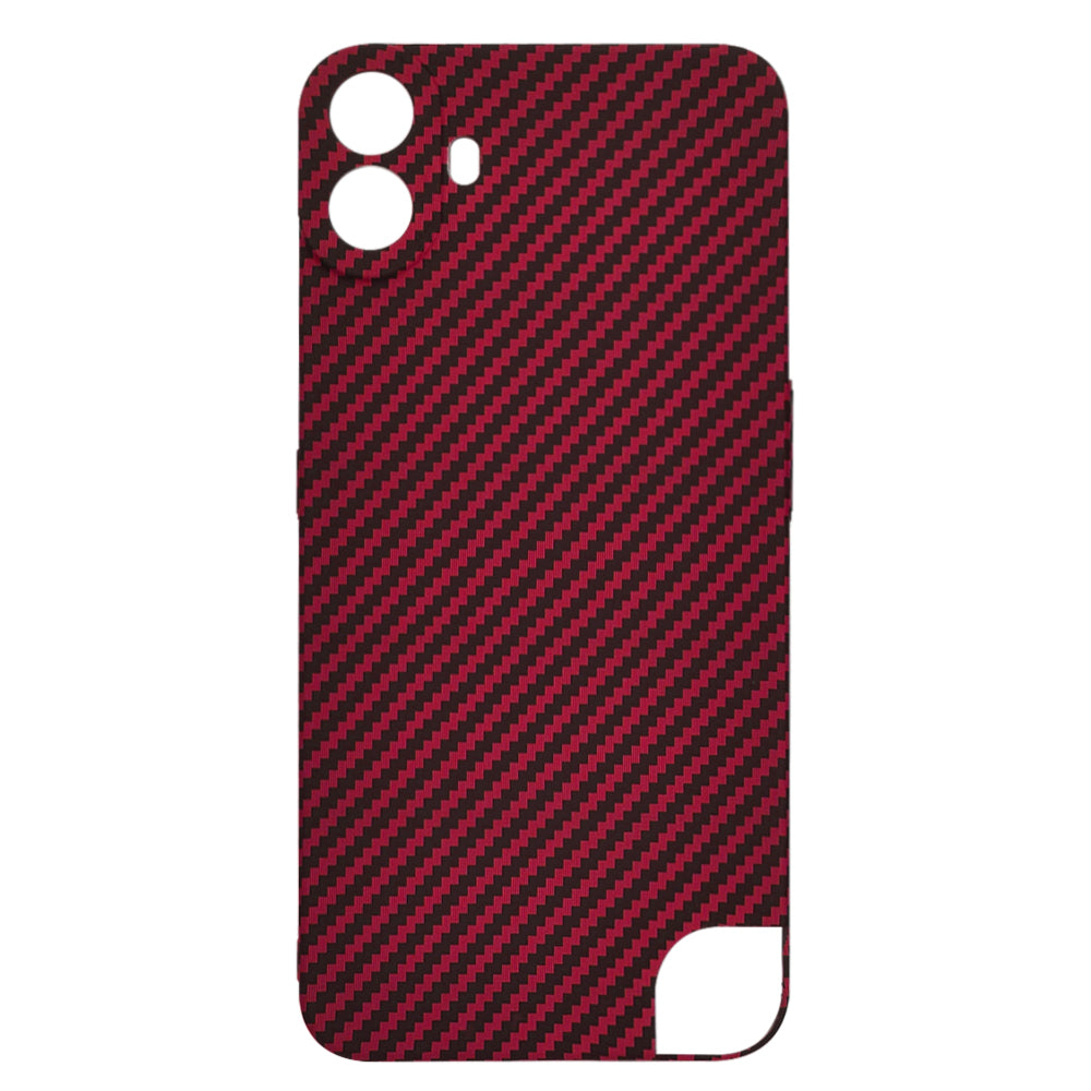 Hoes voor Nothing CMF Phone 1, Techsuit, Carbonite FiberShell, Rood