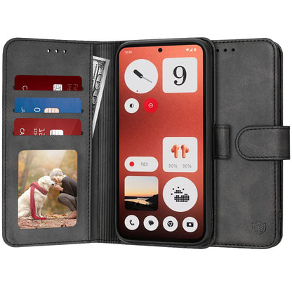 Hoes voor Nothing CMF Phone 1, Techsuit, Diary Book, Zwart
