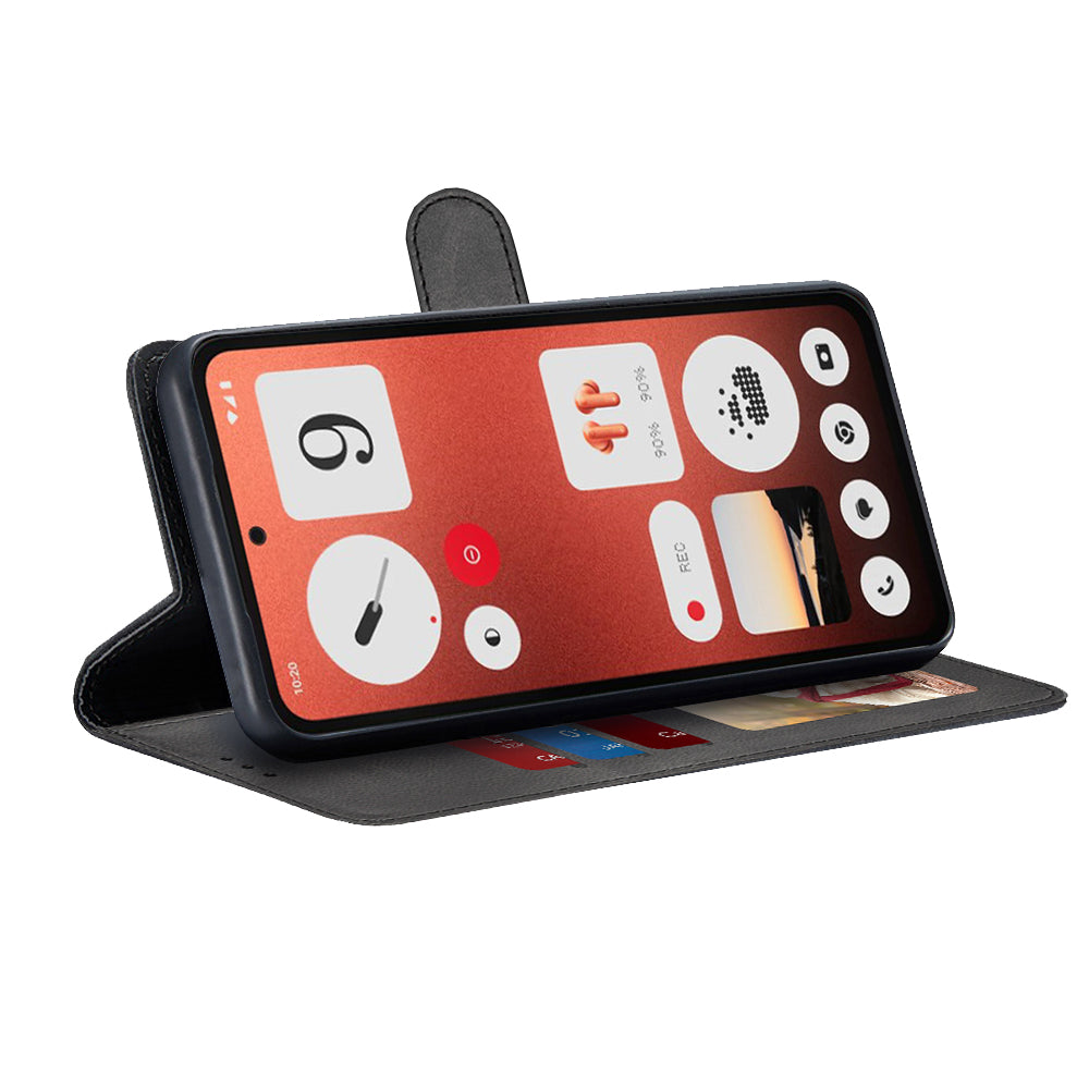 Hoes voor Nothing CMF Phone 1, Techsuit, Diary Book, Zwart