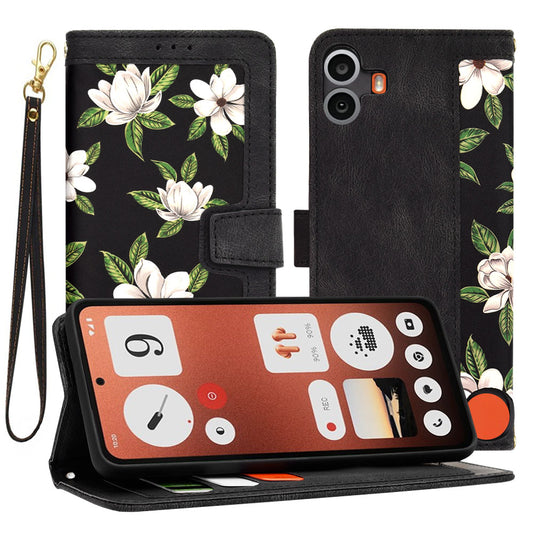 Hoes voor Nothing CMF Phone 1, Techsuit, FlipCraft, Zwart