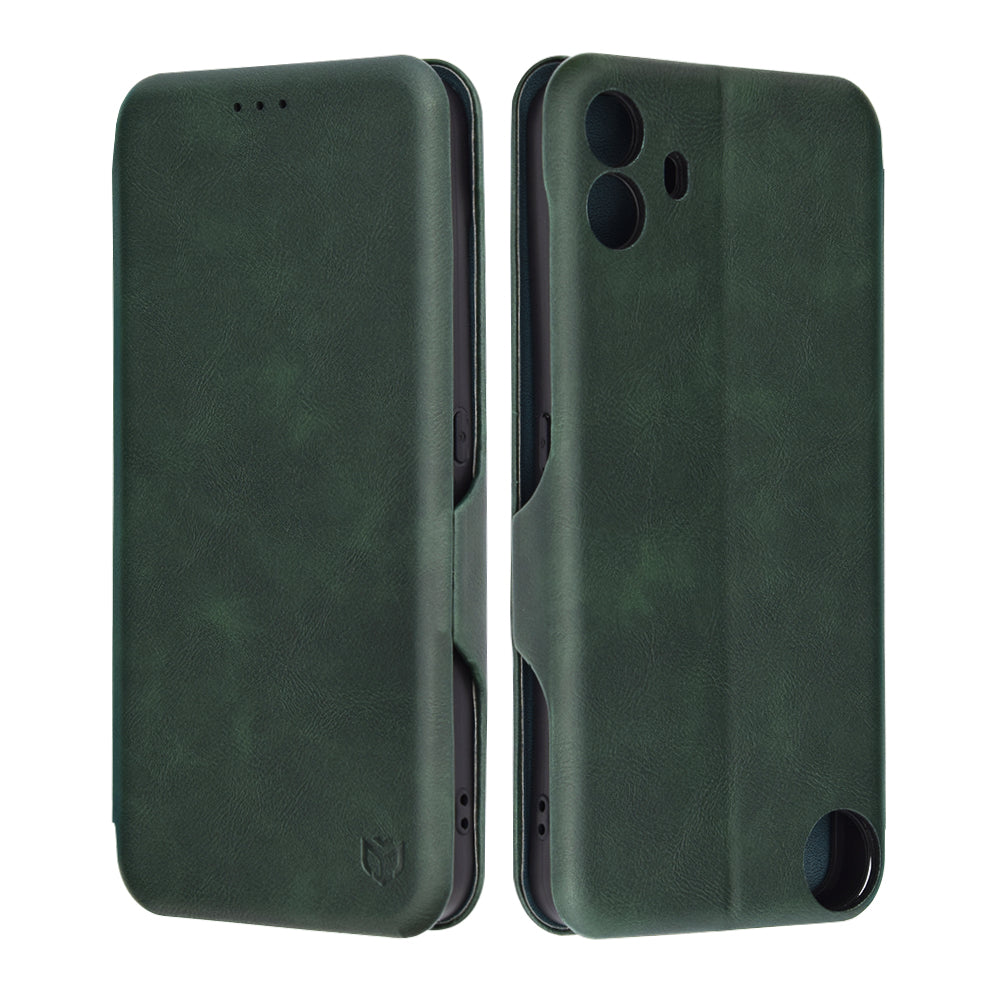 Hoes voor Nothing CMF Phone 1, Techsuit, Safe Wallet Plus, Groen