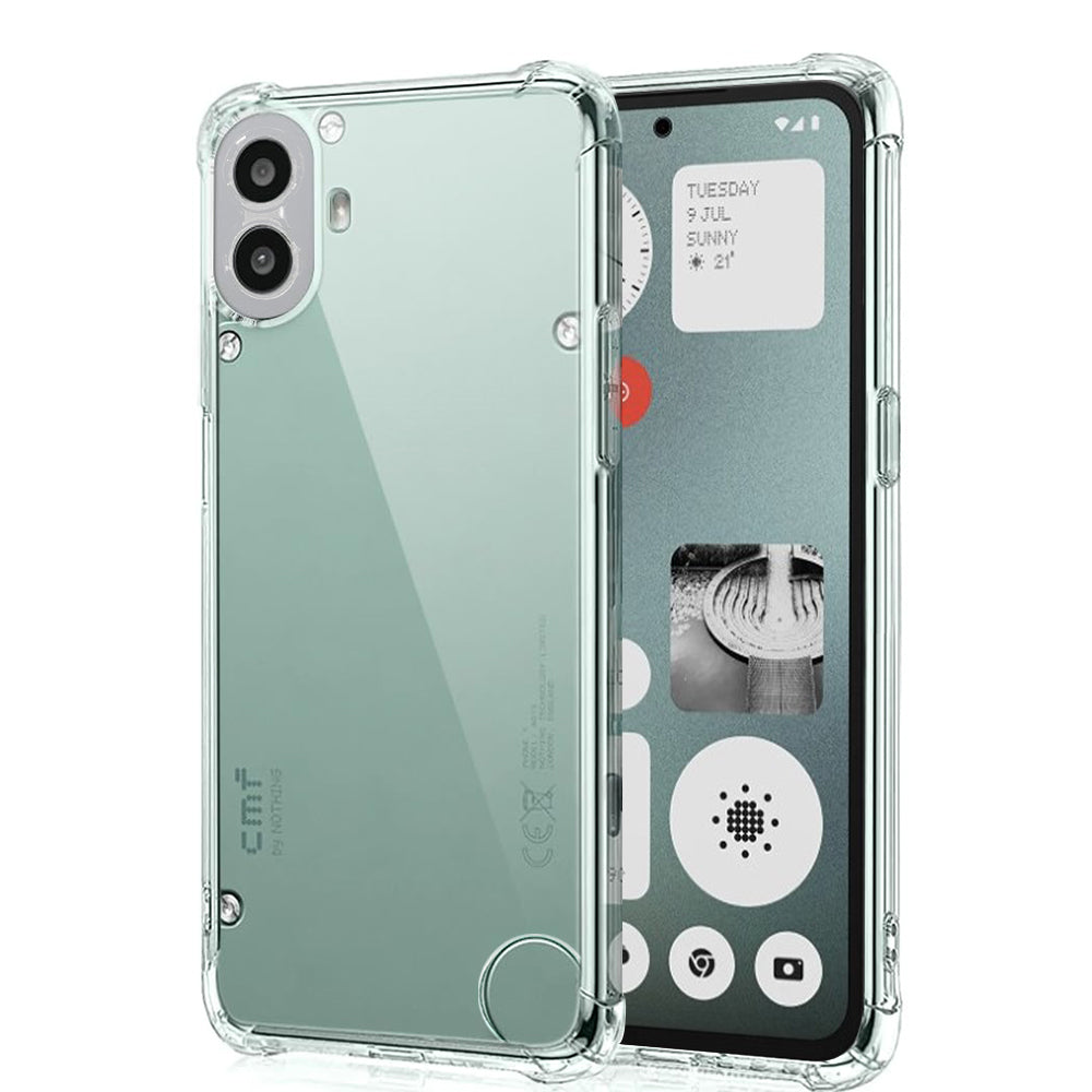 Hoes voor Nothing CMF Phone 1, Techsuit, Schokbestendig Transparant, Doorzichtig