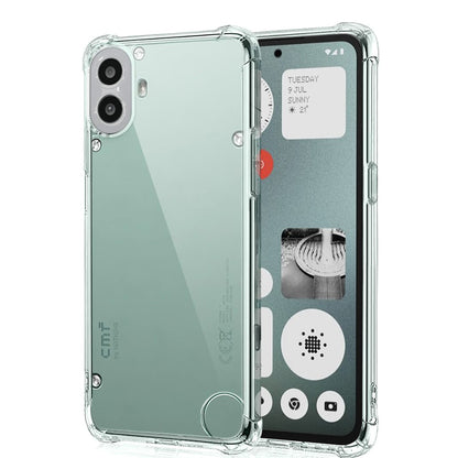 Hoes voor Nothing CMF Phone 1, Techsuit, Schokbestendig Transparant, Doorzichtig
