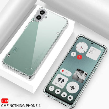 Hoes voor Nothing CMF Phone 1, Techsuit, Schokbestendig Transparant, Doorzichtig
