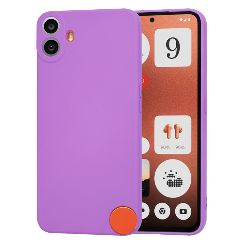 Hoes voor Nothing CMF Phone 1, Techsuit, SoftFlex, Paars