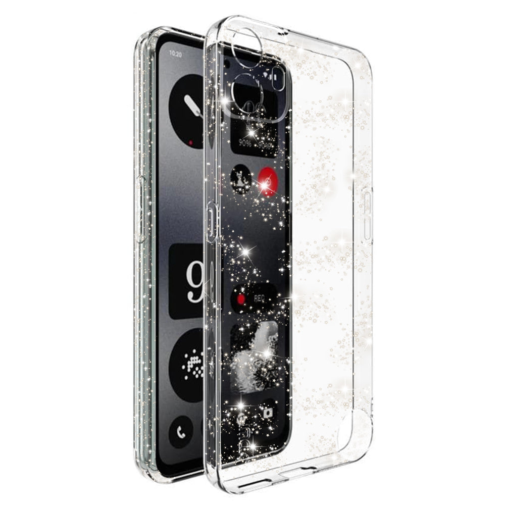 Hoesje voor Nothing CMF Phone 1, Techsuit, SparkleSkin, Transparant