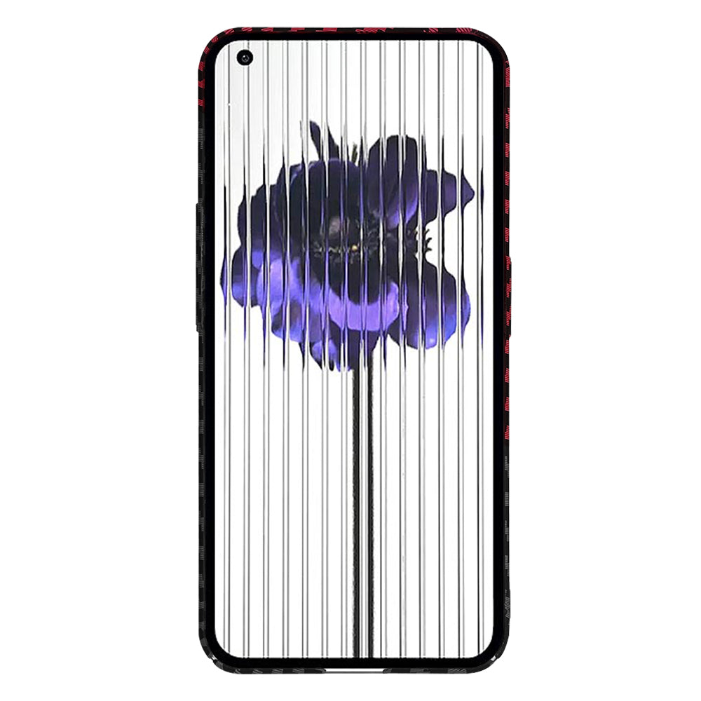 Hoes voor Nothing Phone (1), Techsuit, Carbonite FiberShell, Zwart Rood