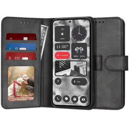 Hoes voor Nothing Phone (2), Techsuit, Diary Book, Zwart