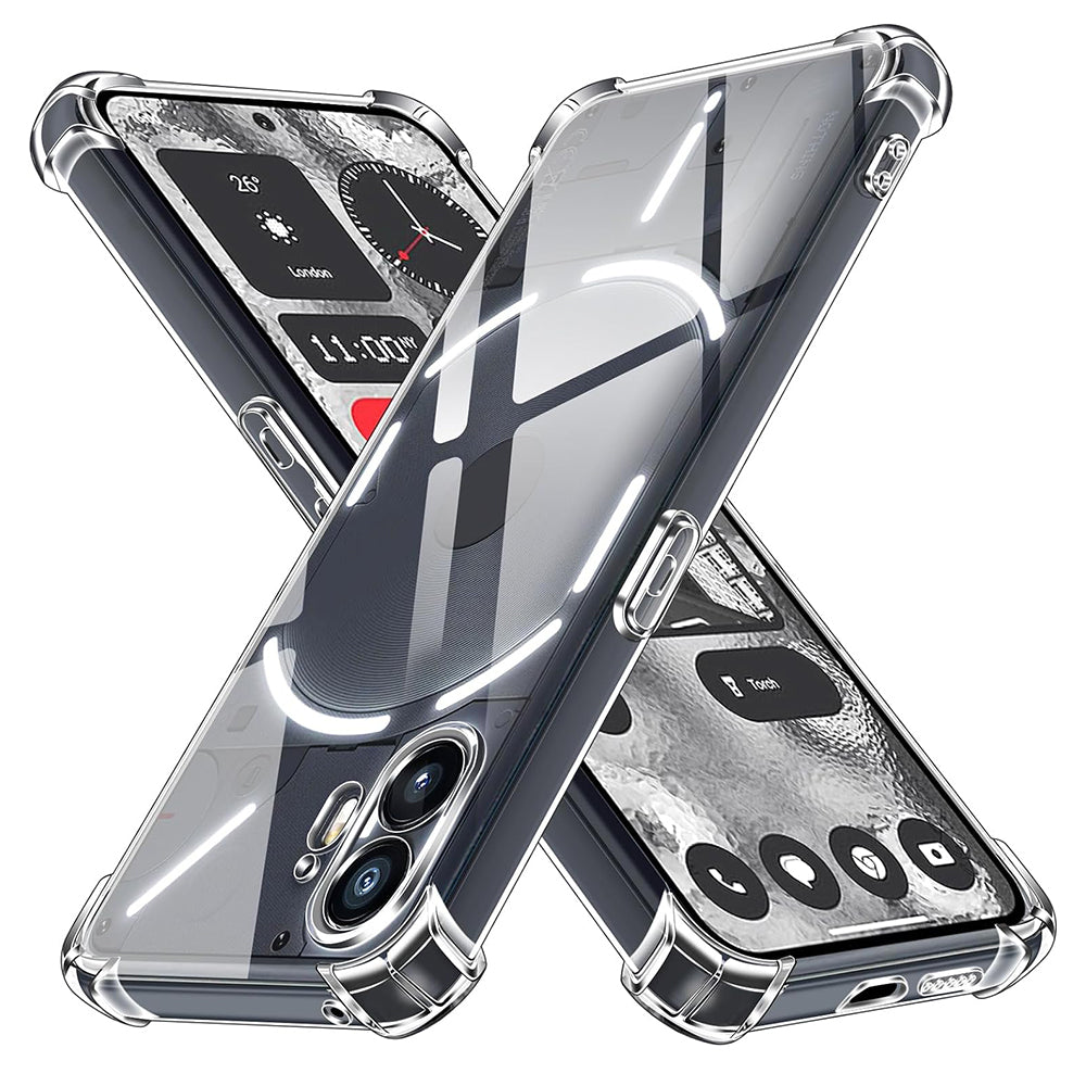 Hoes voor Nothing Phone (2), Techsuit, Schokbestendig Transparant, Helder