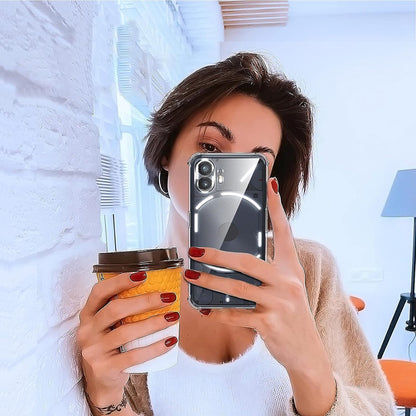 Hoes voor Nothing Phone (2), Techsuit, Schokbestendig Transparant, Helder