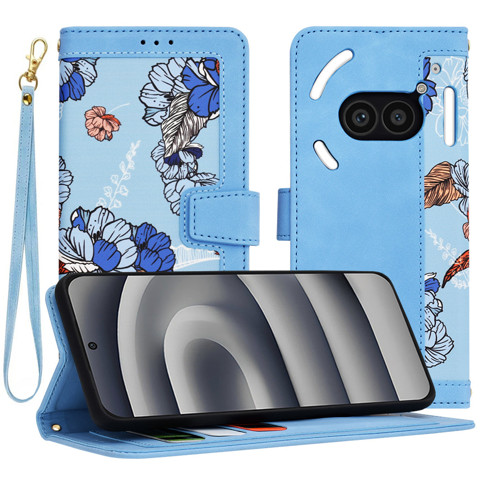 Hoes voor Nothing Phone (2a) Plus / Phone (2a), Techsuit, FlipCraft, Blauw