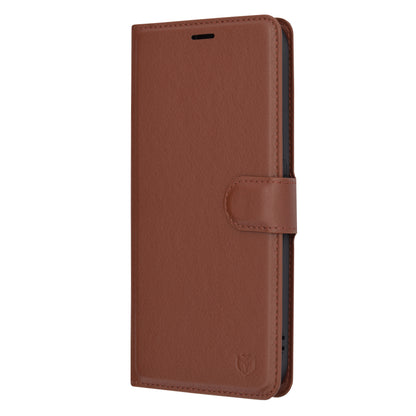 Hoes voor Nothing Phone (2a) Plus / Phone (2a), Techsuit, Lederen Folio, Bruin