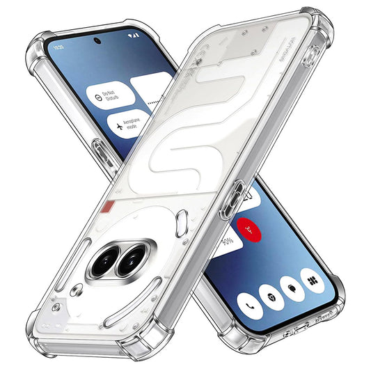 Hoes voor Nothing Phone (2a) Plus / Phone (2a), Techsuit, Schokbestendig Helder, Transparant