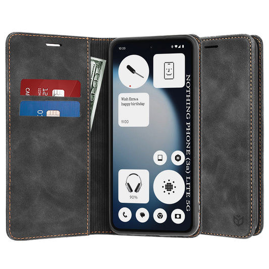 Hoes voor Nothing Phone (3a) Lite, Techsuit, Confy, Zwart