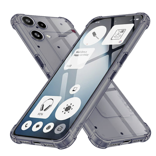 Hoes voor Nothing Phone (3a) Lite, Techsuit, Shockproof Clear, Zwart