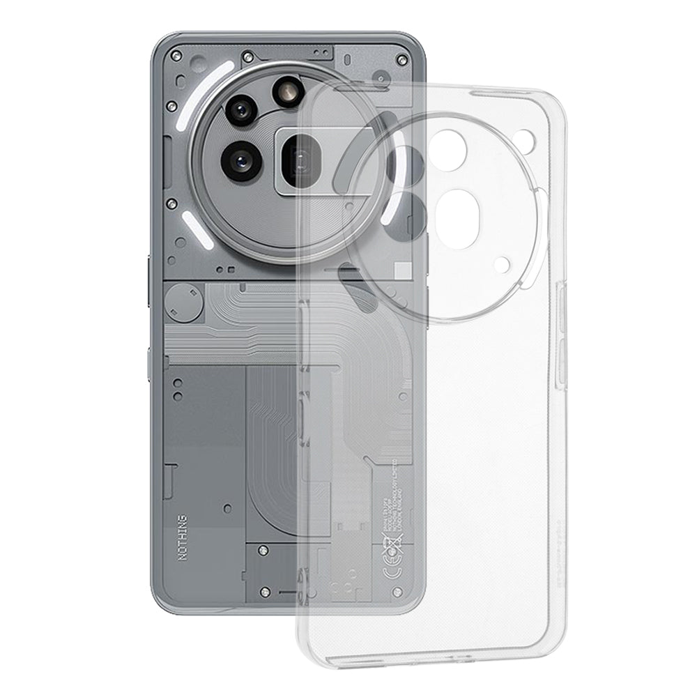 Hoes voor Nothing Phone (3a) Pro, Techsuit, Clear, Transparant
