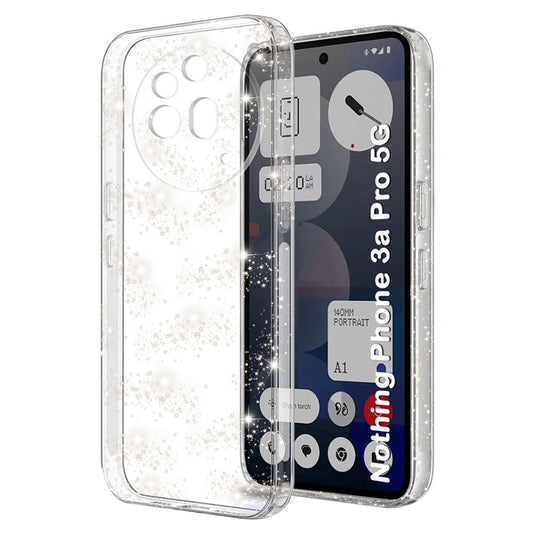 Hoes voor Nothing Phone (3a) Pro, Techsuit, SparkleSkin, Transparant