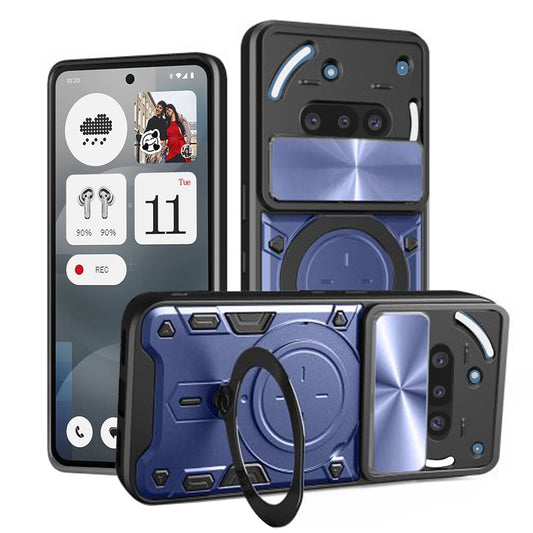 Hoes voor Nothing Phone (3a), Techsuit, CamGuard Pro, Blauw