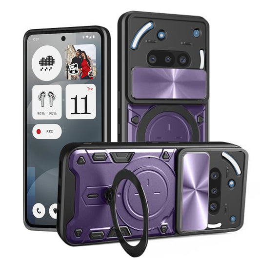 Hoes voor Nothing Phone (3a), Techsuit, CamGuard Pro, Paars
