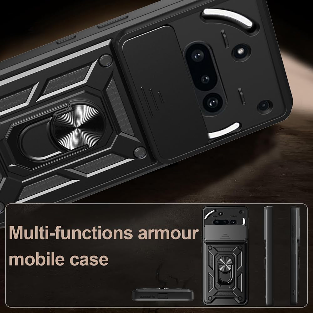 Hoes voor Nothing Phone (3a), Techsuit, CamShield, Roze