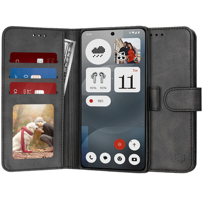 Hoes voor Nothing Phone (3a), Techsuit, Diary Book, Zwart