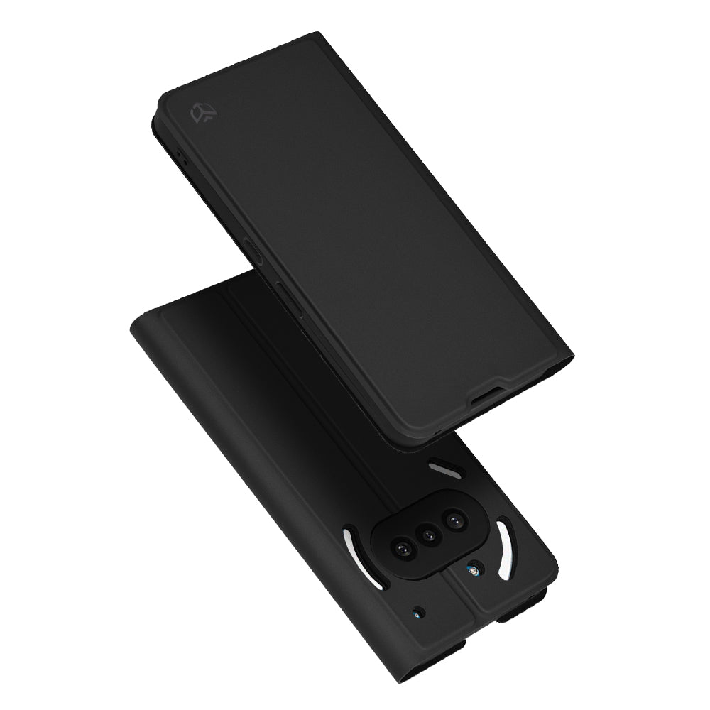 Hoes voor Nothing Phone (3a), Techsuit, Magskin Book, Zwart