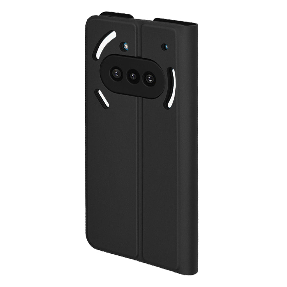 Hoes voor Nothing Phone (3a), Techsuit, Magskin Book, Zwart