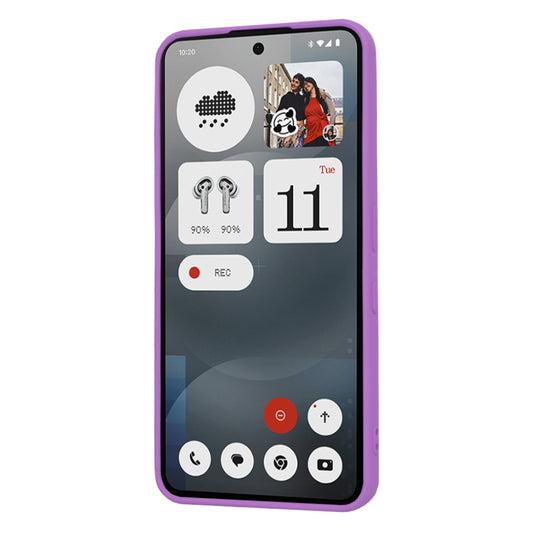 Hoes voor Nothing Phone (3a), Techsuit, SoftFlex, Paars