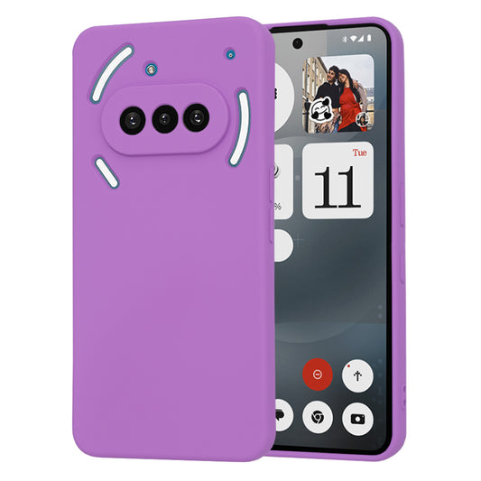 Hoes voor Nothing Phone (3a), Techsuit, SoftFlex, Paars