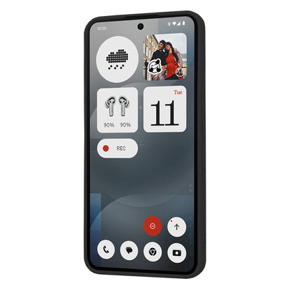 Hoes voor Nothing Phone (3a), Techsuit, SoftFlex, Zwart