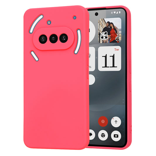 Hoes voor Nothing Phone (3a), Techsuit, SoftFlex, Donkerroze