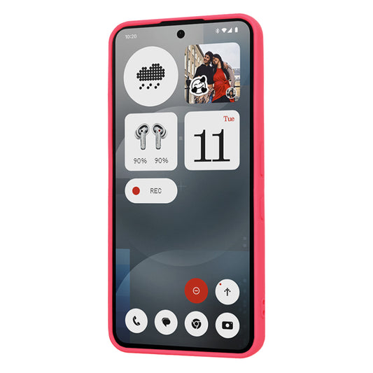 Hoes voor Nothing Phone (3a), Techsuit, SoftFlex, Donkerroze