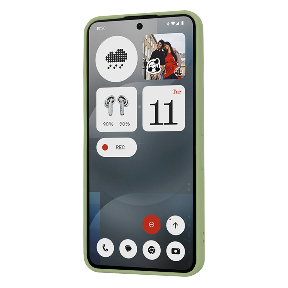 Hoes voor Nothing Phone (3a), Techsuit, SoftFlex, Matcha