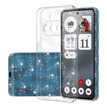 Hoesje voor Nothing Phone (3a), Techsuit, SparkleSkin, Transparant