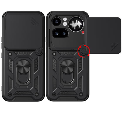 Hoes voor Nothing Phone (4a) Pro, Techsuit, CamShield, Zwart