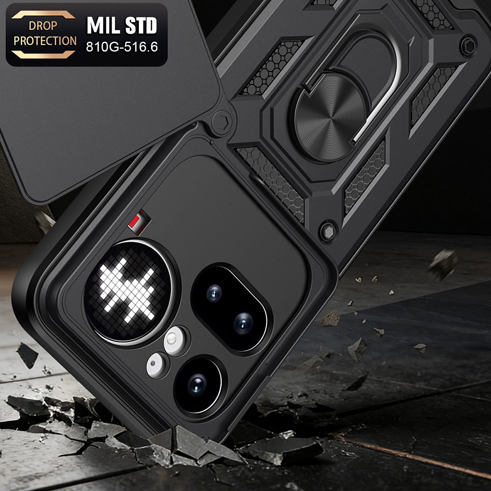 Hoes voor Nothing Phone (4a) Pro, Techsuit, CamShield, Zwart
