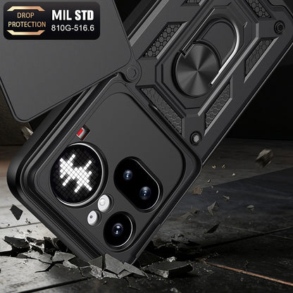 Hoes voor Nothing Phone (4a) Pro, Techsuit, CamShield, Zwart