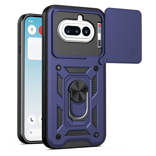 Hoes voor Nothing Phone (4a), Techsuit, CamShield, Blauw