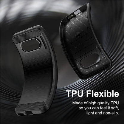 Case for Nothing Phone (4a), Techsuit, Carbon, Black