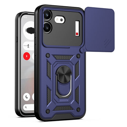 Hoes voor Nothing Phone (4b), Techsuit, CamShield, Blauw