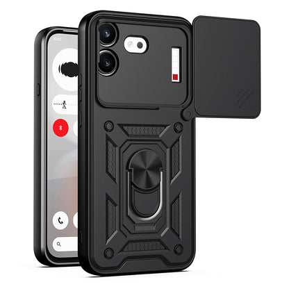 Hoes voor Nothing Phone (4b), Techsuit, CamShield, Zwart
