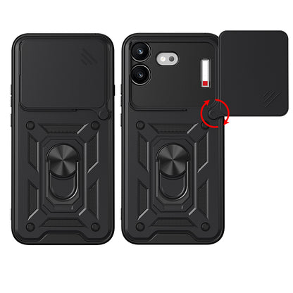Hoes voor Nothing Phone (4b), Techsuit, CamShield, Zwart