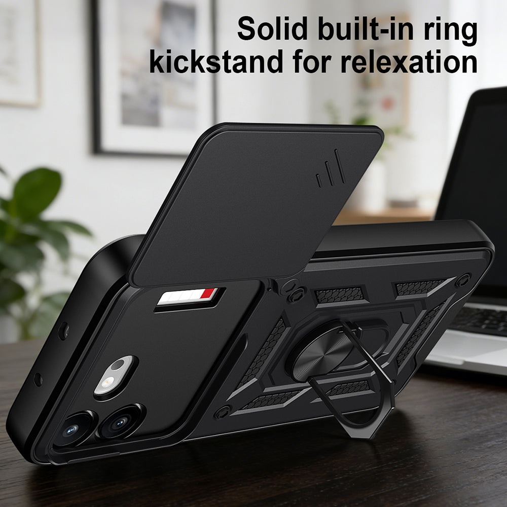 Hoes voor Nothing Phone (4b), Techsuit, CamShield, Zwart