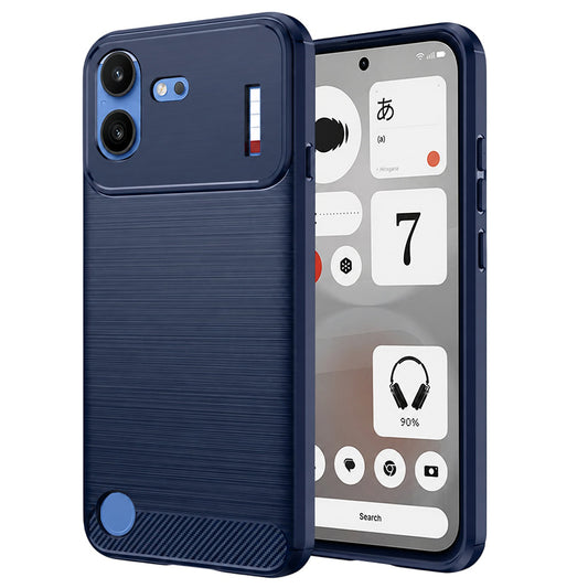 Hoes voor Nothing Phone (4b), Techsuit, Carbon, Blauw